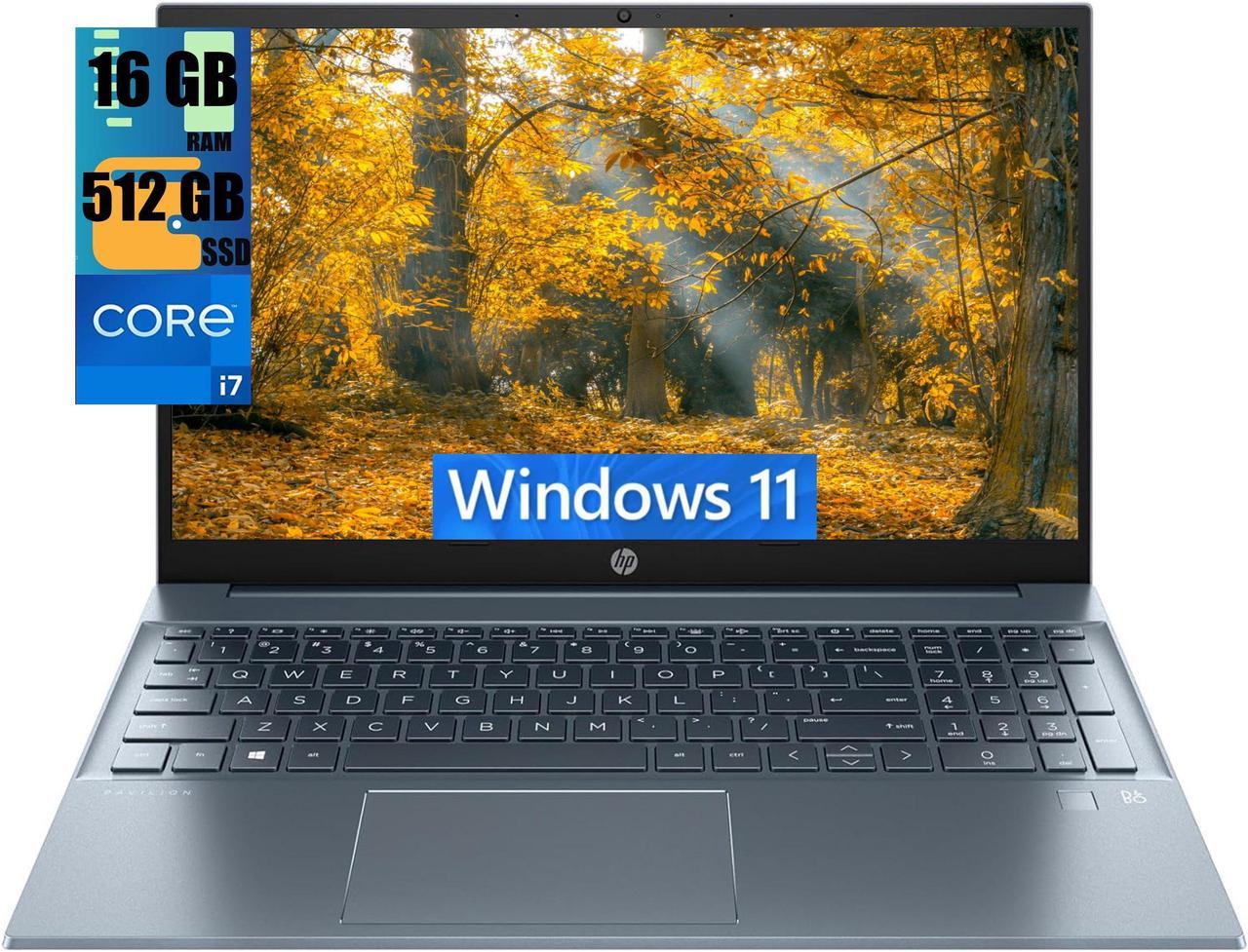 HP Pavilion 15 Laptop, 15.6" FHD Display, Intel Core i7-1355U 10-Cores Processor, Intel Iris Xe Graphics, 16GB DDR4  512GB PCIe SSD, Backlit KYB, Fingerprint, WiFi 6, BT 5.3, Windows 11