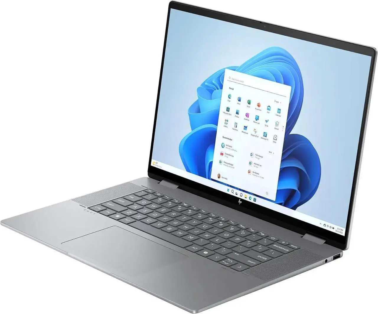 Alt view image 4 of 7 - HP Envy x360 2-in-1 16 Laptop, 16" WUXGA 1920 x 1200 Touchscreen, AMD Ryzen 5 8640HS 6-Core Processor, AMD Radeon Graphics, 8GB  DDR4  256GB  PCIe SSD, Backlit KB, Wi-Fi 6E, Windows 11 Pro