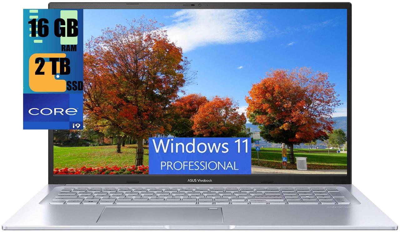 Main image of ASUS Vivobook 17X Laptop, 17.3" FHD (1920 x 1080) Display, Intel Core i9-13900H 14 cores Processor, Intel Iris Xe graphics, 16GB DDR4  2TB PCIe SSD, Wi-Fi 6E + Bluetooth 5.3, Windows 11 Pro
