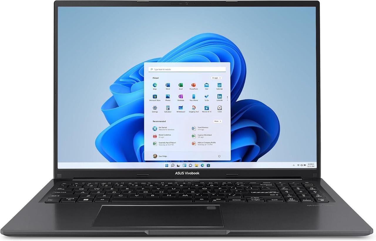 Alt view image 2 of 6 - ASUS Vivobook 16 Laptop, 16" WUXGA Display, AMD Ryzen 5 5625U 6-core Processor, AMD Radeon graphics, 40GB DDR4  2TB PCIe SSD, Wi-Fi 6, Fingerprint Sensor, Backlit Keyboard, Windows 11 Pro