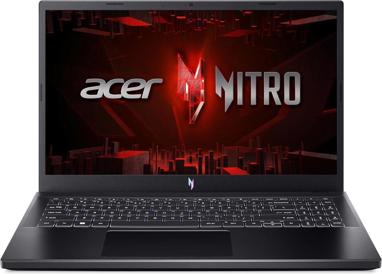 Alt view image 2 of 7 - Acer Nitro V 15 Gaming Laptop, 15.6" FHD 144Hz Display, Intel Core i5-13420H 8 Cores Processor, NVIDIA GeForce RTX 3050 6GB GDDR6, 64GB DDR5  1TB PCIe SSD, WiFi 6 | Backlit KB, Windows 11 Pro
