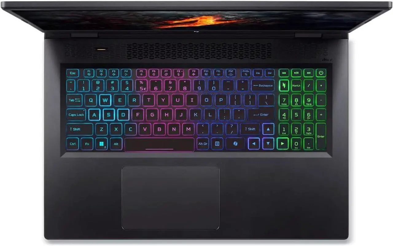 Alt view image 3 of 7 - Acer Nitro 17 Gaming Laptop, 17.3" Full HD 165Hz Display, AMD Ryzen 7 8845HS 8 cores processor, GeForce RTX 4060 8GB GDDR6, 16GB DDR5  1TB PCIe SSD, RGB Backlit, Bluetooth 5.3, Windows 11