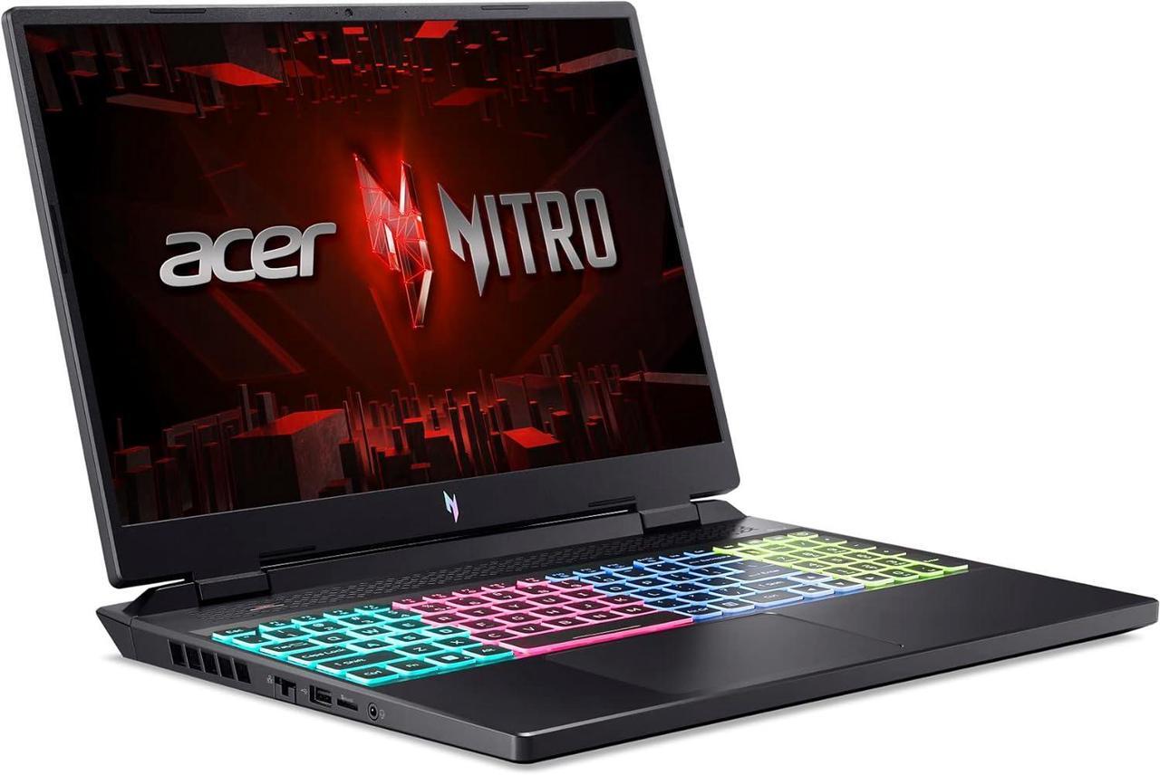 Alt view image 3 of 7 - Acer Nitro 16 Gaming Laptop, 16" WUXGA 165Hz Display, AMD Ryzen 5 7640HS Hexa-Core Processor, GeForce RTX 4050 6GB Graphic, 32GB DDR5  1TB PCIe SSD, WiFi 6E, RGB Backlit KB, Windows 11 Pro
