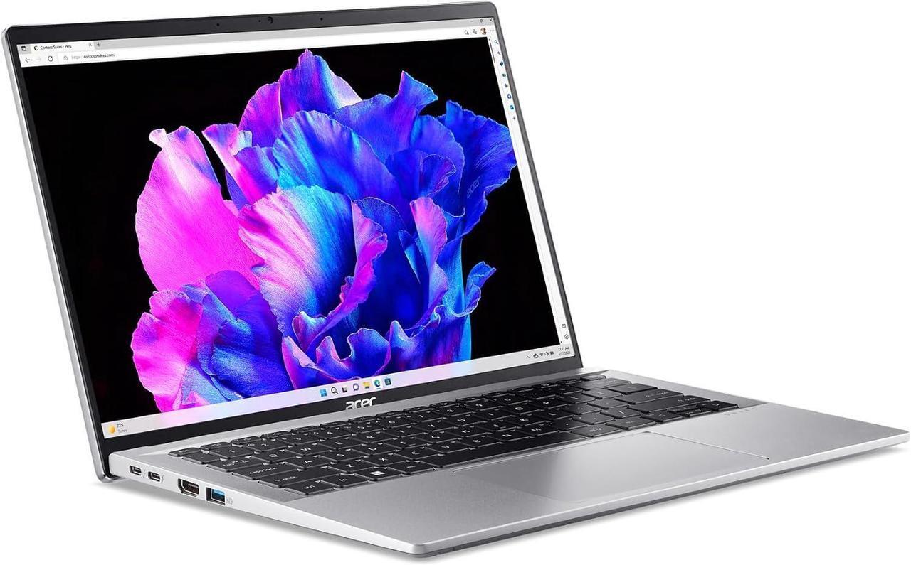 Alt view image 3 of 7 - Acer Swift Go 14 Intel Evo Laptop, 14" WUXGA Touchscreen, Intel Ultra 7 155H 16-Core Processor, Intel Arc Graphics, 16GB  DDR4  1TB PCIe SSD, Wi-Fi Backlit Keyboard Fingerprint, Windows 11 Home