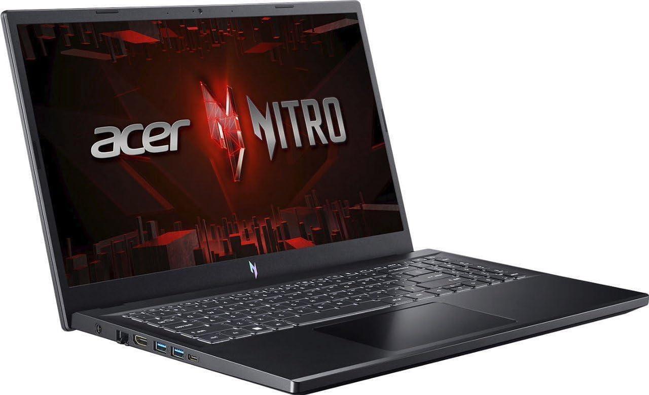 Alt view image 3 of 7 - Acer Nitro V 15 Gaming Laptop, 15.6" FHD Display, Intel i7-13620H 10-Core Processor, NVIDIA GeForce RTX 4060 8GB GDDR6, 32GB DDR5  1TB PCIe SSD, Backlit Keyboard Thunderbolt 4 Wi-Fi 6, Windows 11