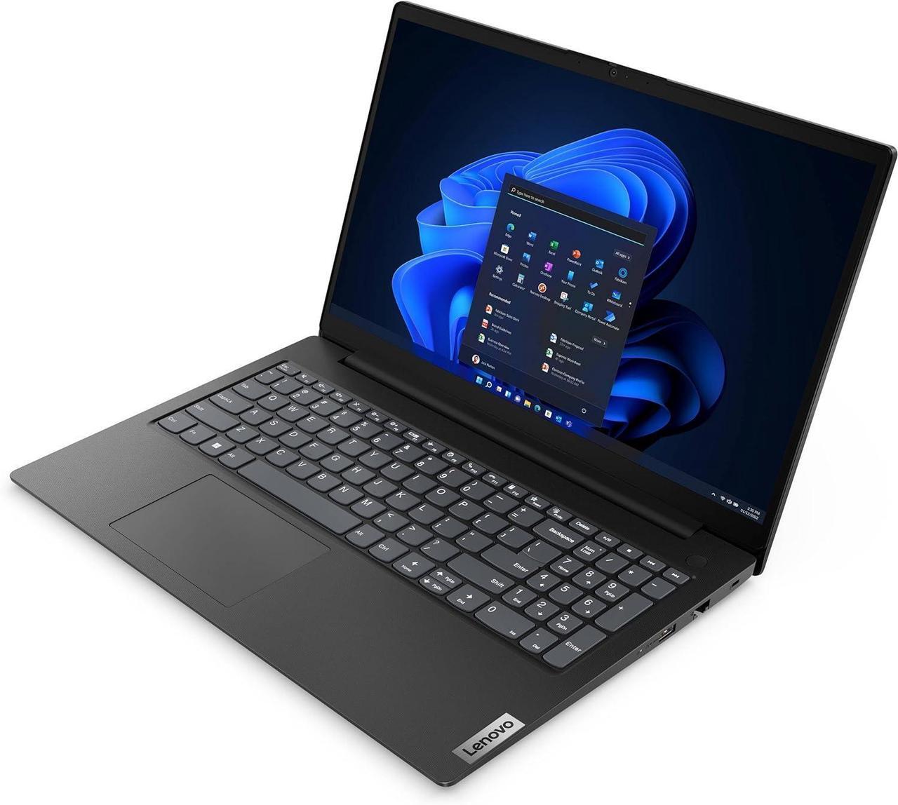 Alt view image 5 of 5 - Lenovo V15 Business Laptop, 15.6" FHD Display, AMD Ryzen 7 7730U 8 Cores Processor, AMD Radeon Graphics, 24GB DDR4  1TB PCIe SSD, Numeric Keypad, HDMI, RJ45, Webcam, Wi-Fi, Windows 11
