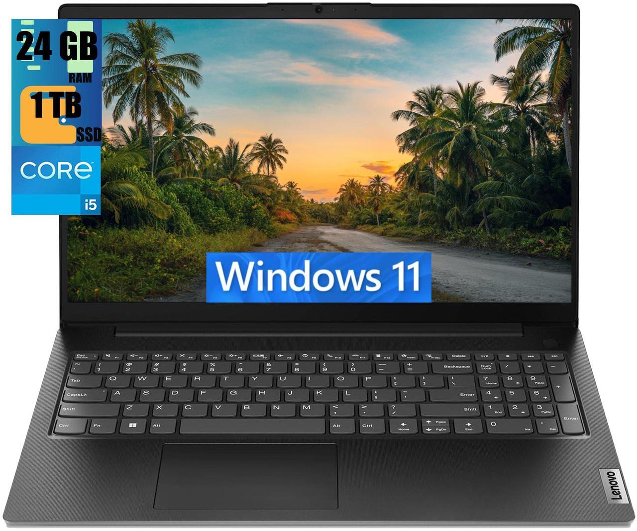 Main image of Lenovo V15 Gen 4 Business Laptop, 15.6" FHD Display, Intel Core i5-13420H 8 Cores Processor, Intel UHD Graphics, 24GB DDR4  1TB PCIe SSD, HDMI, RJ45, Webcam, Numeric Keypad, Wi-Fi, Windows 11