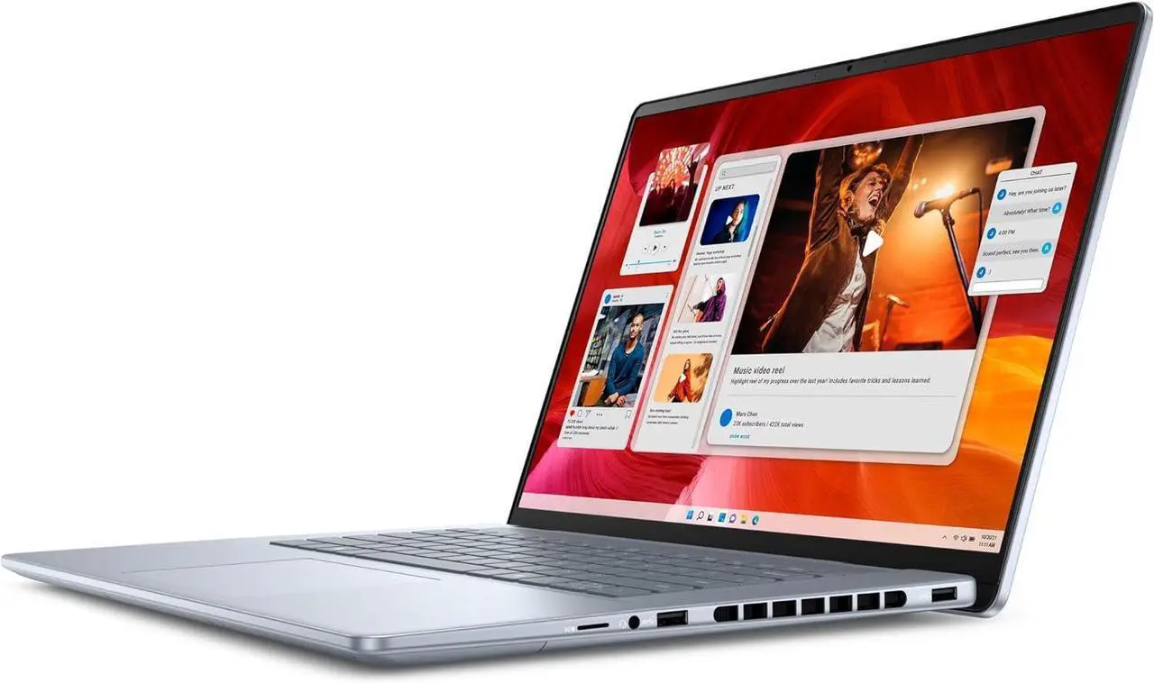 Alt view image 4 of 7 - Dell Inspiron 16 Plus 7640 Laptop, 16" 2.5K(2560x1600) Display, Intel Core Ultra 7 155H Processor, Intel Arc graphics, 16GB  DDR4  256GB  PCIe SSD, Wi-Fi, Bluetooth, FHD Webcam, Windows 11 Pro
