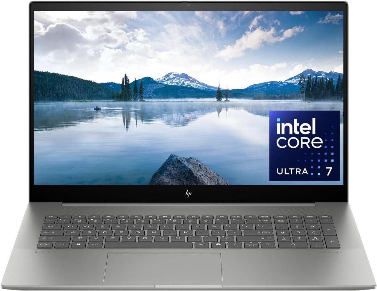 Alt view image 2 of 6 - HP Envy 17 Laptop, 17.3" FHD (1920 x 1080) Touchscreeen, Intel Core Ultra 7 155H 16 Cores Processor, Intel Arc Graphics, 16GB DDR4  512GB PCIe SSD, Backlit Keyboard, Wi-Fi 7, Windows 11