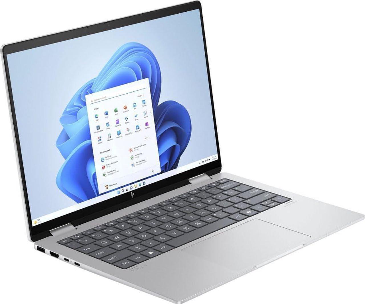 Alt view image 5 of 6 - HP Envy x360 2-in-1 14 Laptop, 14" FHD+ Touchscreen, AMD 6-core Ryzen 5 8640HS Processor, AMD Radeon Graphics, 16GB DDR4  2TB PCIe SSD, Backlit keyboard Wi-Fi 6E Bluetooth 5.3, Windows 11