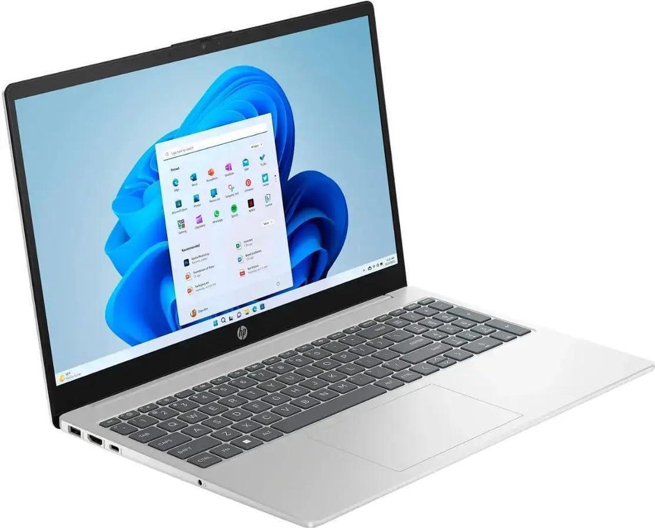 Alt view image 3 of 7 - HP 15 Laptop, 15.6" HD Touchscreen, Intel Core i5-1235U 10 cores Processor, Intel Iris Xe Graphics, 32GB DDR4  2TB PCIe SSD, Wi-Fi 6E and Bluetooth 5.3, Windows 11 Pro