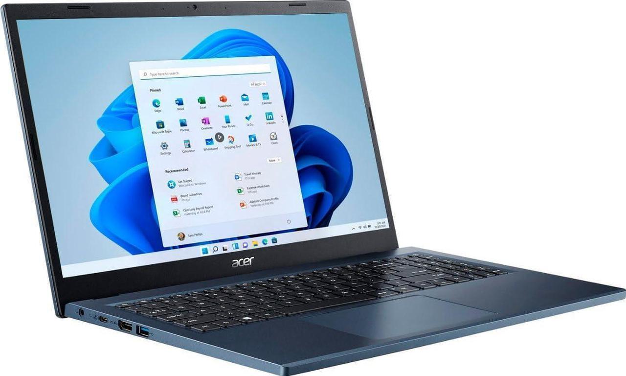 Alt view image 3 of 6 - Acer Aspire 3 15 Laptop, 15.6" FHD (1920 x 1080) Touchscreen, AMD Ryzen 5 7520U 4 Cores Processor, AMD Radeon Graphics, 8GB  DDR4  256GB  PCIe SSD, Wi-Fi 6, Windows 11 Home