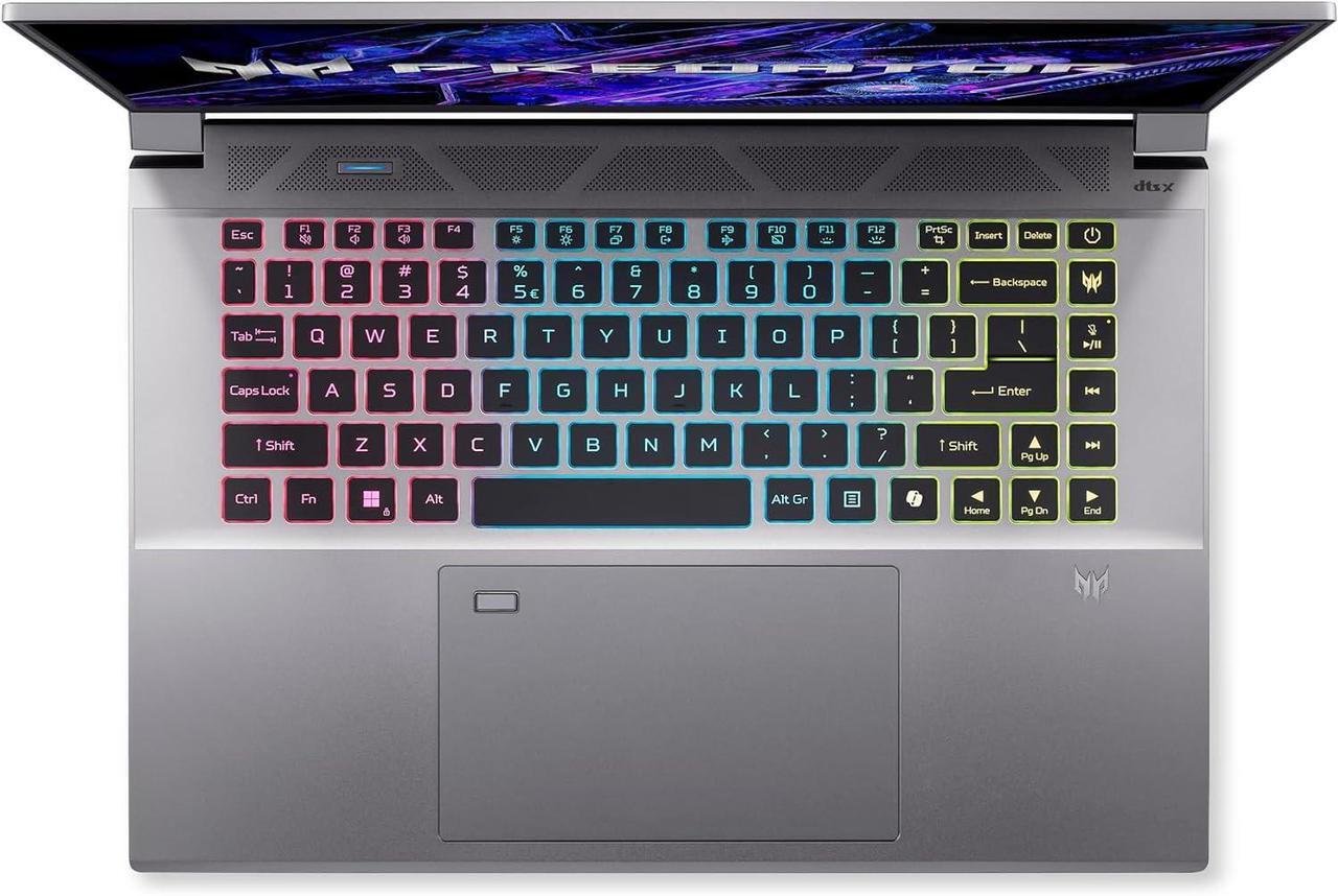 Alt view image 7 of 7 - Acer Predator Triton Neo 16 Gaming Laptop, 16" WQXGA 240Hz Display, Intel Core Ultra 7 155H 16-Core Processor, GeForce RTX 4060 8GB GDDR6, 16GB  DDR4  512GB   PCIe SSD, RGB Backlit, Windows 11 Pro