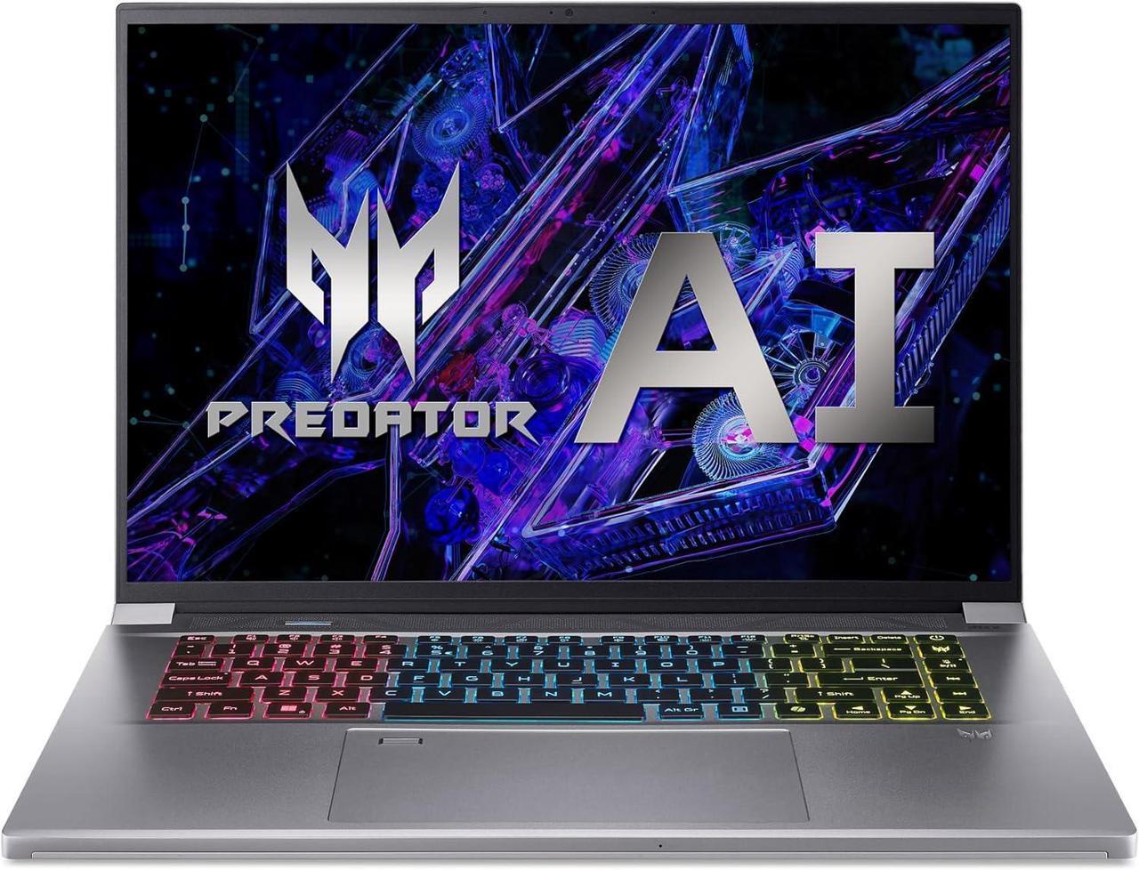 Alt view image 2 of 7 - Acer Predator Triton Neo 16 Gaming Laptop, 16" WQXGA 240Hz Display, Intel Core Ultra 7 155H 16-Core Processor, GeForce RTX 4060 8GB GDDR6, 16GB  DDR4  512GB   PCIe SSD, RGB Backlit, Windows 11 Pro