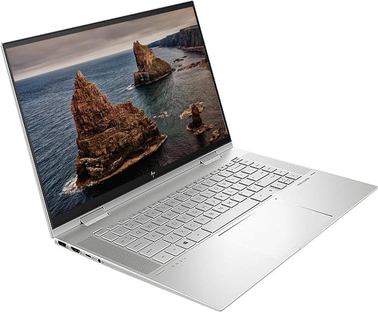Alt view image 4 of 6 - HP Envy x360 2-in-1 15 Laptop, 15.6" FHD Touchscreen, Intel Core i7-1260P 12-Core Processor, Intel Iris Xe Graphics, 32GB DDR4  2TB PCIe SSD, FP Reader, Backlit KB, Webcam, Wi-Fi, Windows 11 Pro