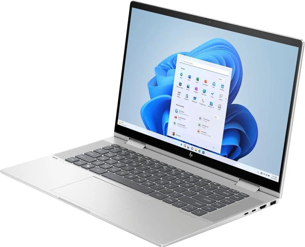 Alt view image 4 of 6 - HP Envy x360 2-in-1 15 Laptop, 15.6" FHD Touchscreen, Intel Core i5-1335U 10-Core Processor, Intel Iris Xe Graphics, 8GB  DDR4  512GB  PCIe SSD, Backlit Keyboard, Thunderbolt 4, Windows 11 Home