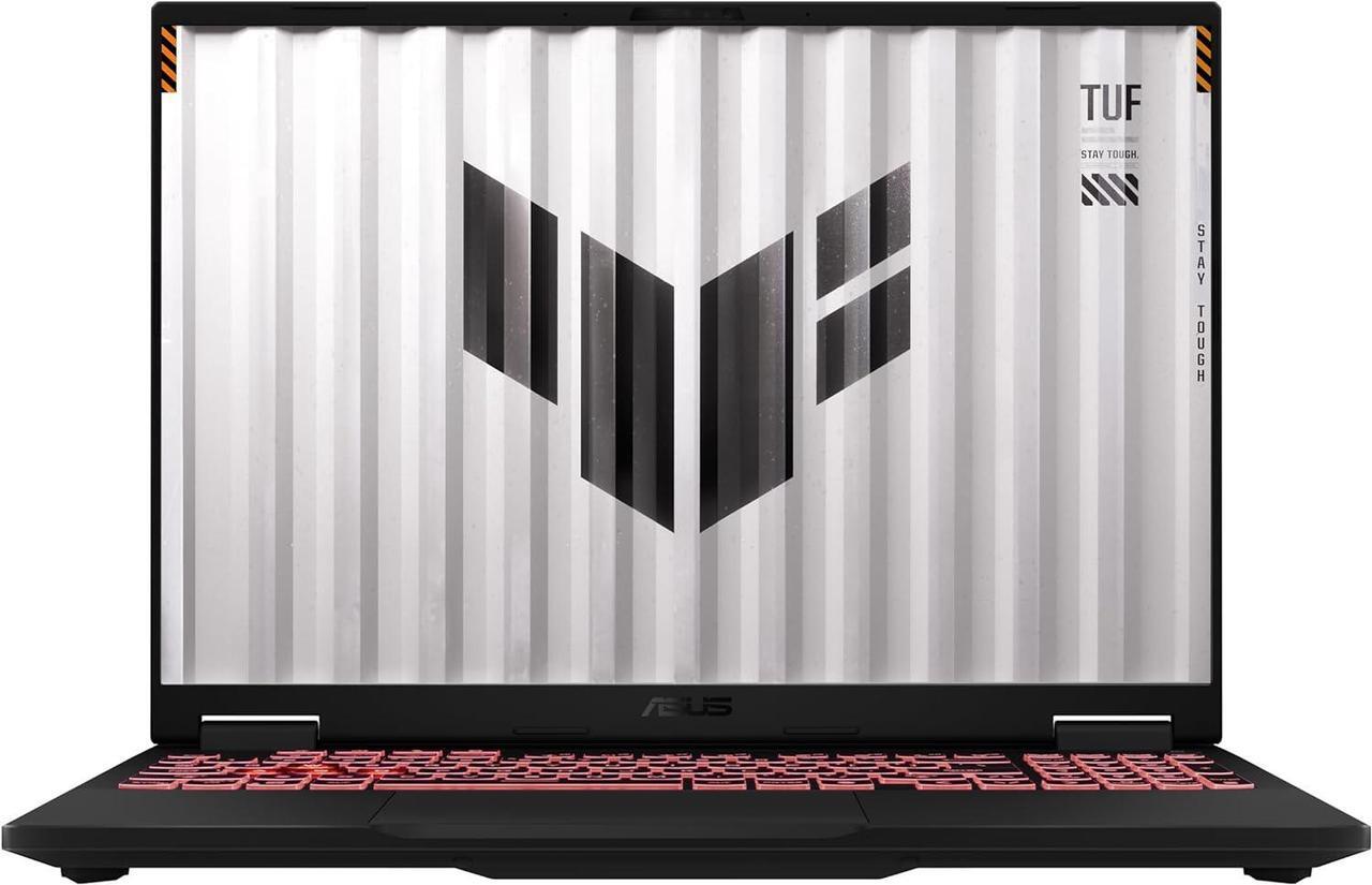 Alt view image 2 of 6 - ASUS TUF A16 Gaming, 16" 165Hz Display, AMD Ryzen AI 9 HX 370 12 Cores Processor, NVIDIA GeForce RTX 4060 8GB GDDR6 Graphics, 16GB  DDR4  256GB  PCIe SSD, Wi-Fi 6E + Bluetooth 5.3, Windows 11 Home
