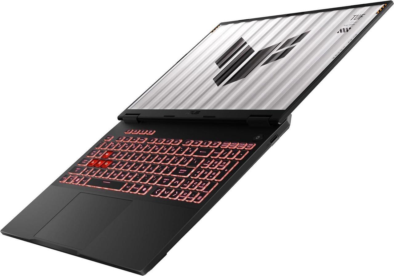 Alt view image 4 of 6 - ASUS TUF A16 Gaming, 16" 165Hz Display, AMD Ryzen AI 9 HX 370 12 Cores Processor, NVIDIA GeForce RTX 4060 8GB GDDR6 Graphics, 16GB  DDR4  256GB  PCIe SSD, Wi-Fi 6E + Bluetooth 5.3, Windows 11 Home