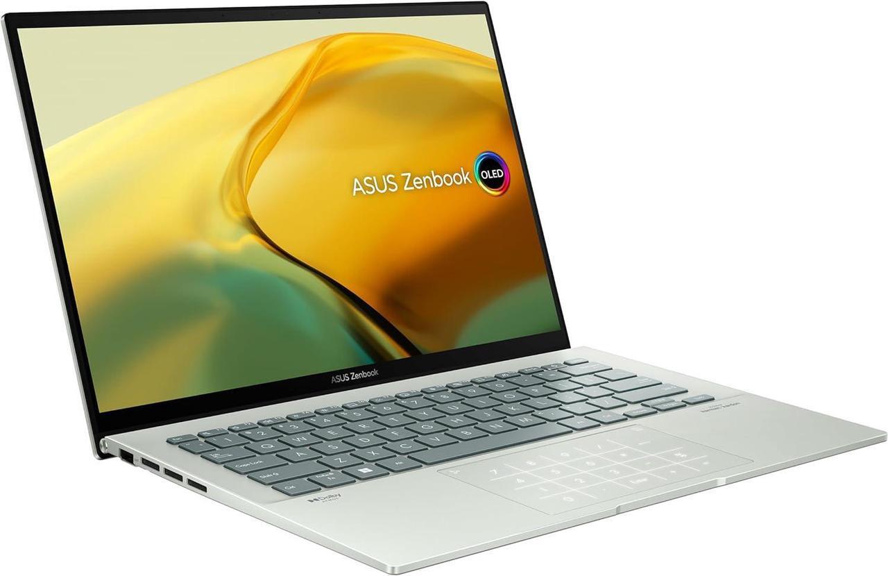 Alt view image 3 of 6 - ASUS Zenbook 14 OLED Laptop, 14" 2.8K Touchscreen, Intel Core i9-13900H 14-Core Processor, Intel Iris Xe Graphics, 16GB  DDR4  256GB  PCIe SSD, Backlit Keyboard, Fingerprint, Windows 11 Pro