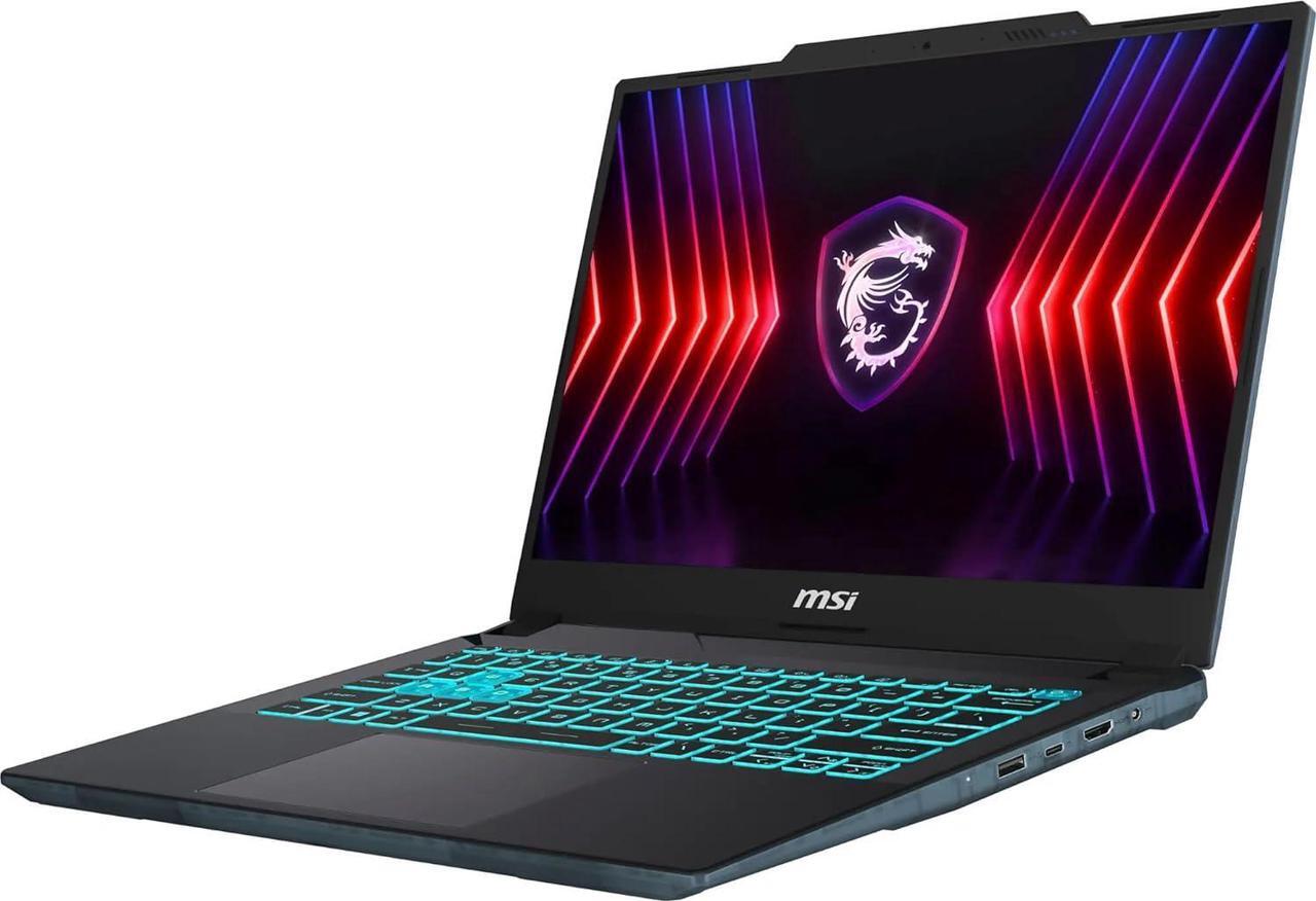 Alt view image 3 of 6 - MSI Cyborg 14 Gaming Laptop, 14" WUXGA 144Hz Display, Intel Core i7-13620H 10-Core Processor, NVIDIA GeForce RTX 4060 8GB GDDR6, 32GB DDR5  2TB PCIe SSD, Backlit KB, Bluetooth 5.2, Windows 11 Pro