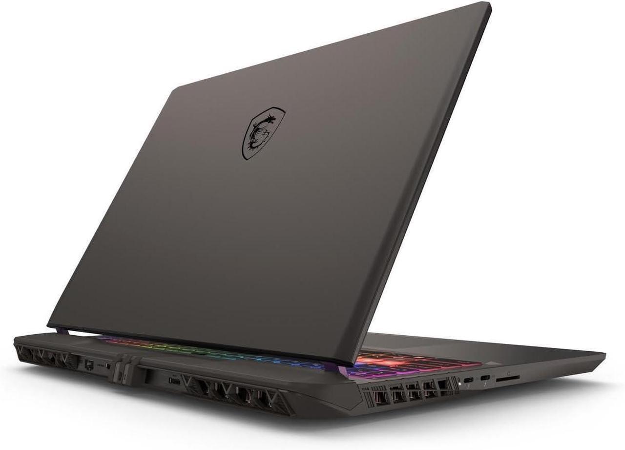 Alt view image 4 of 6 - MSI Vector 16 HX AI Gaming Laptop, 16" QHD+ 240Hz Display, Intel Ultra 7 255HX 20 cores Processor, Geforce RTX 5070 Ti 12GB GDDR7, 32GB DDR5  512GB PCIe SSD, RGB Backlit Thunderbolt5, Windows 11