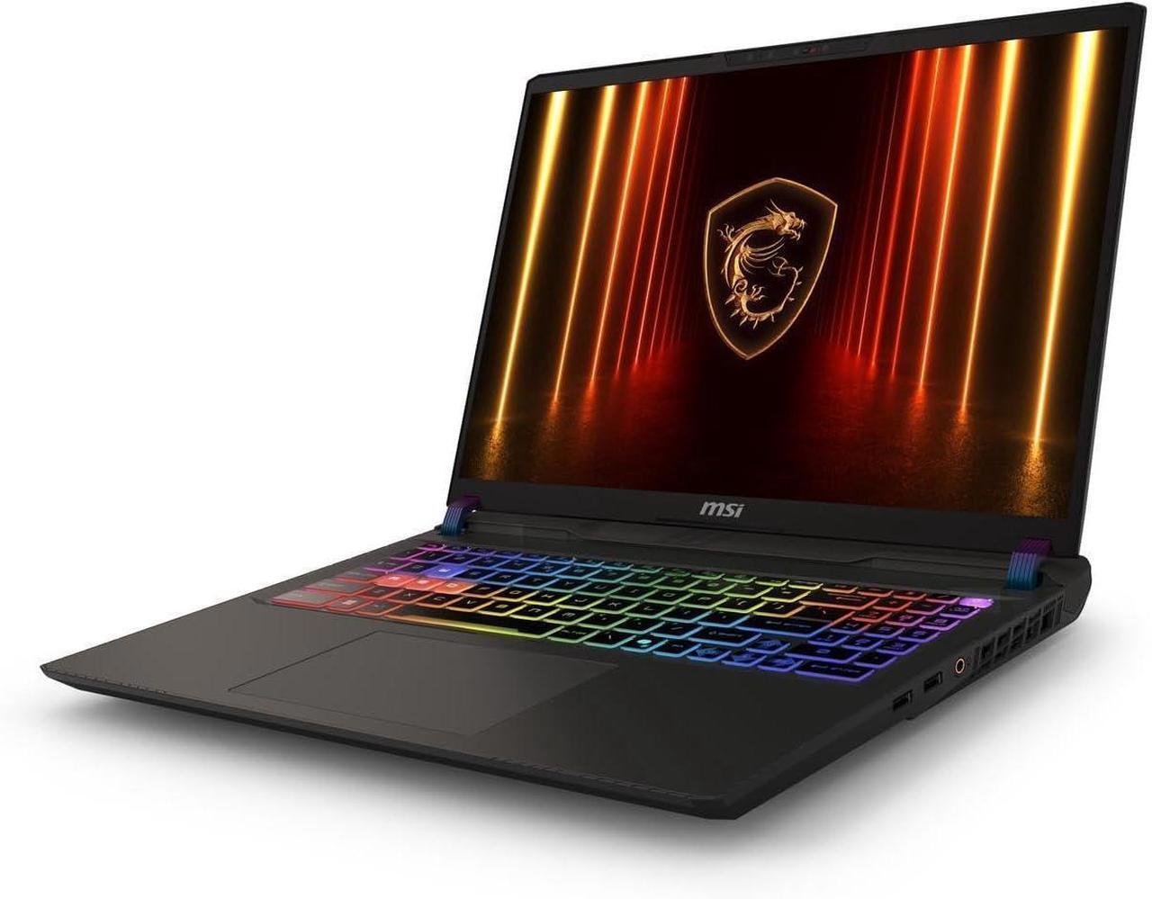 Alt view image 3 of 6 - MSI Vector 16 HX AI Gaming Laptop, 16" QHD+ 240Hz Display, Intel Ultra 7 255HX 20 cores Processor, Geforce RTX 5070 Ti 12GB GDDR7, 32GB DDR5  512GB PCIe SSD, RGB Backlit Thunderbolt5, Windows 11