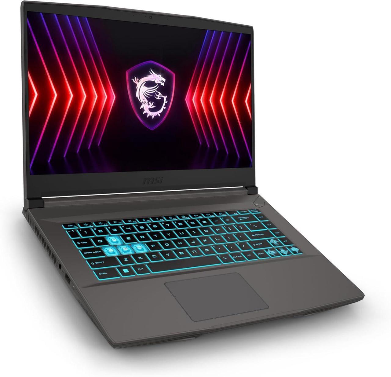 Alt view image 3 of 6 - MSI Thin 15 Gaming Laptop, 15.6" FHD 144Hz Display, Intel Core i5-13420H 8-core Processor, NVIDIA GeForce RTX 4050 6GB, 32GB DDR5  2TB PCIe SSD, WiFi 6, Backlit Keyboard, Cooler Boost, Windows 11