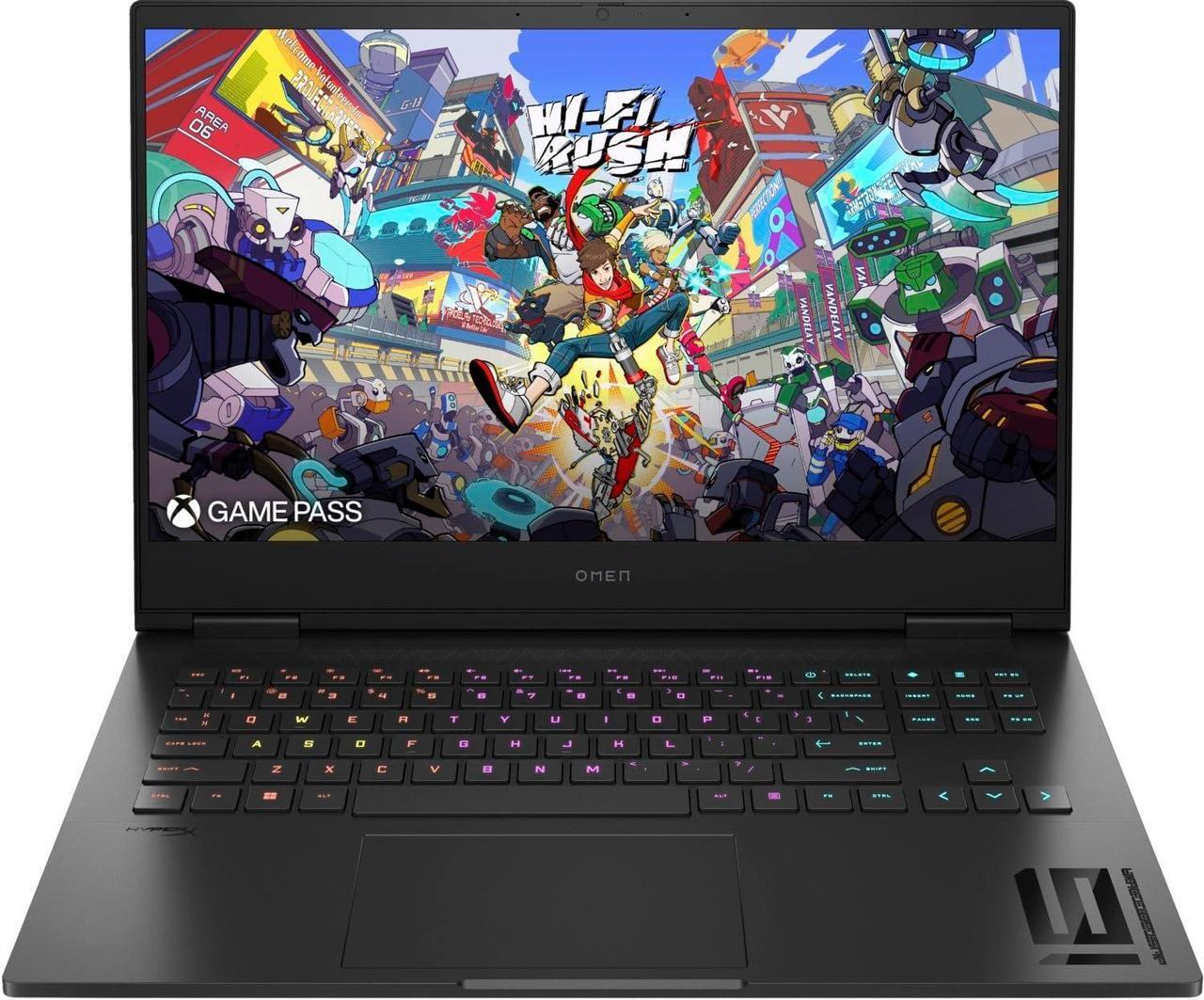 Alt view image 2 of 7 - HP Omen 16 Gaming Laptop, 16.1" Full HD 165Hz Display, Intel Core i9-14900HX 24 Cores Processor, NVIDIA GeForce RTX 4060 8GB GDDR6, 16GB DDR5  512GB PCIe SSD, RGB Backlit, Wi-Fi 7, Windows 11