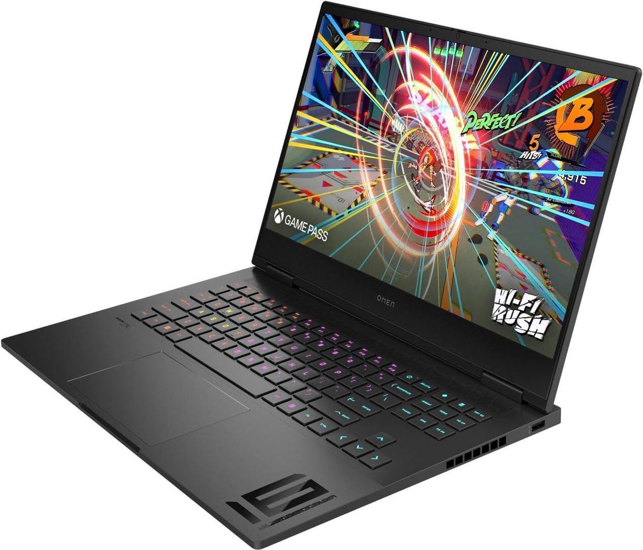 Alt view image 4 of 7 - HP Omen 16 Gaming Laptop, 16.1" Full HD 165Hz Display, Intel Core i9-14900HX 24 Cores Processor, NVIDIA GeForce RTX 4060 8GB GDDR6, 16GB DDR5  512GB PCIe SSD, RGB Backlit, Wi-Fi 7, Windows 11