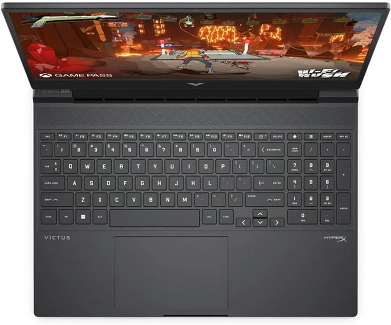 Alt view image 3 of 7 - HP Victus 15 Gaming Laptop, 15.6" FHD 144Hz Display, AMD Hexa-Core Ryzen 5 8645HS Processor, NVIDIA GeForce RTX 4050 6GB Graphic, 16GB DDR5  1TB PCIe SSD, Backlit Kd, Bluetooth 5.3, Windows 11