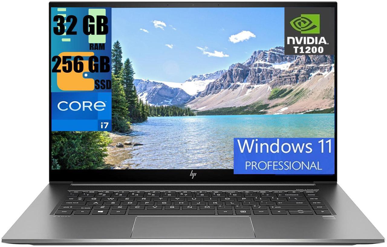 Main image of HP ZBook Studio G8 15 Laptop, 15.6" 60Hz FHD Display, Intel Core i7-11850H Octa Core Processor, NVIDIA T1200 4GB GDDR6, 32 DDR4  256 PCIe SSD, Backlit KB, Fingerprint, 2 Thunderbolt 4, Windows 11 Pro
