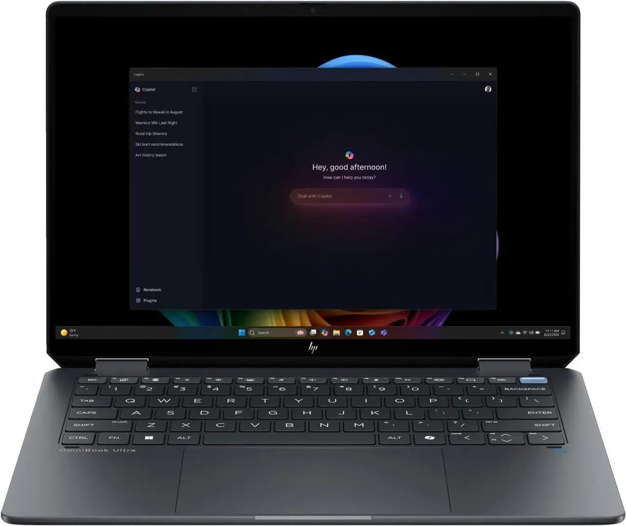 Alt view image 5 of 6 - HP OmniBook Ultra Flip 14 Laptop, 14" 3k (2880 x 1800) OLED Touchscreen, Intel Core Ultra 7 256V 8-Core Processor, Intel Arc Graphics, 32GB DDR4  1TB PCIe SSD, Backlit KB Fingerprint, Windows 11