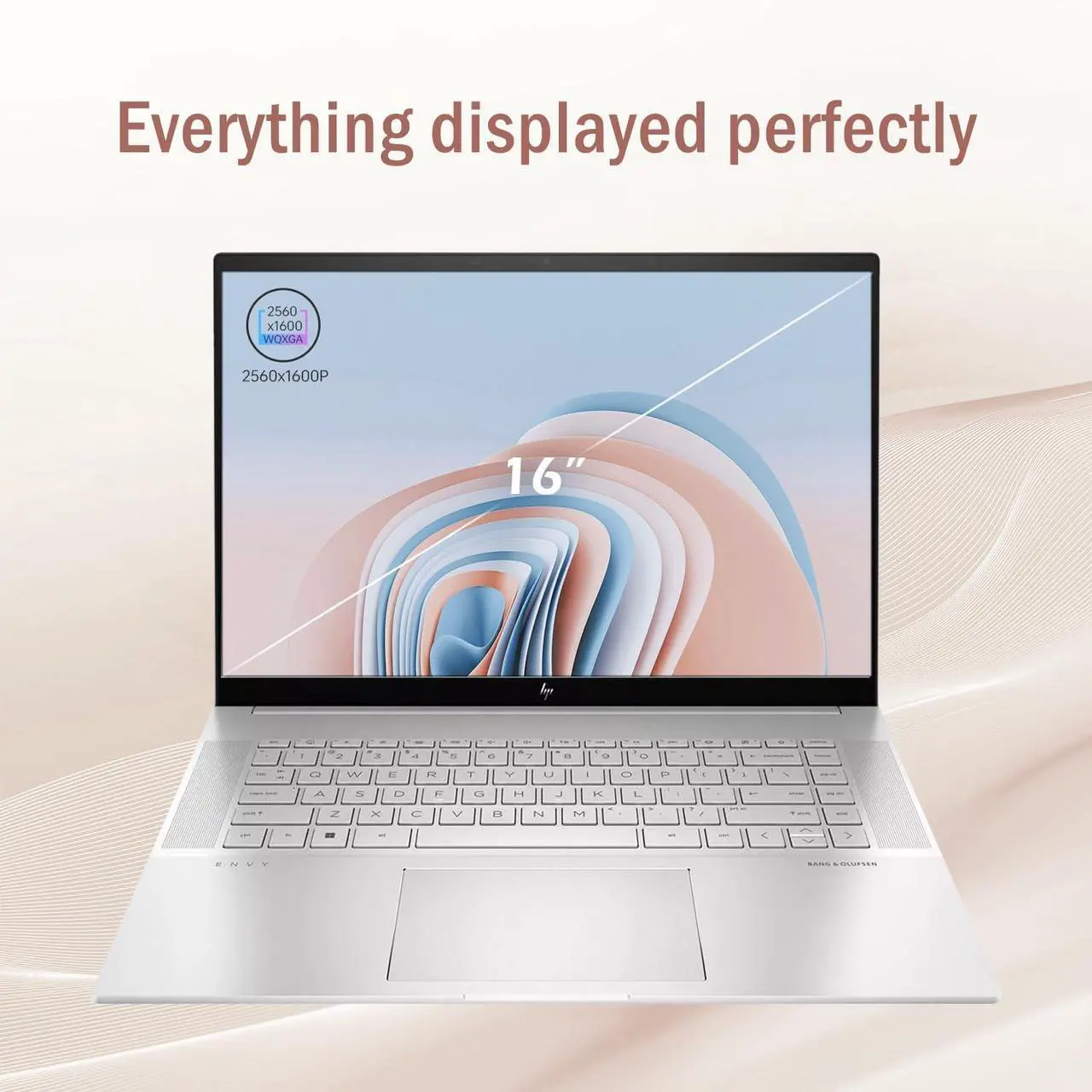 Alt view image 4 of 7 - HP Envy 16 Business Laptop, 16" WQXGA Touchscreen, Intel Core i7-13700H 14 Cores Processor, NVIDIA GeForce RTX 4060 8GB Graphic, 16GB DDR4  1TB PCIe SSD, Backlit KB, WiFi 6, Windows 11 Pro