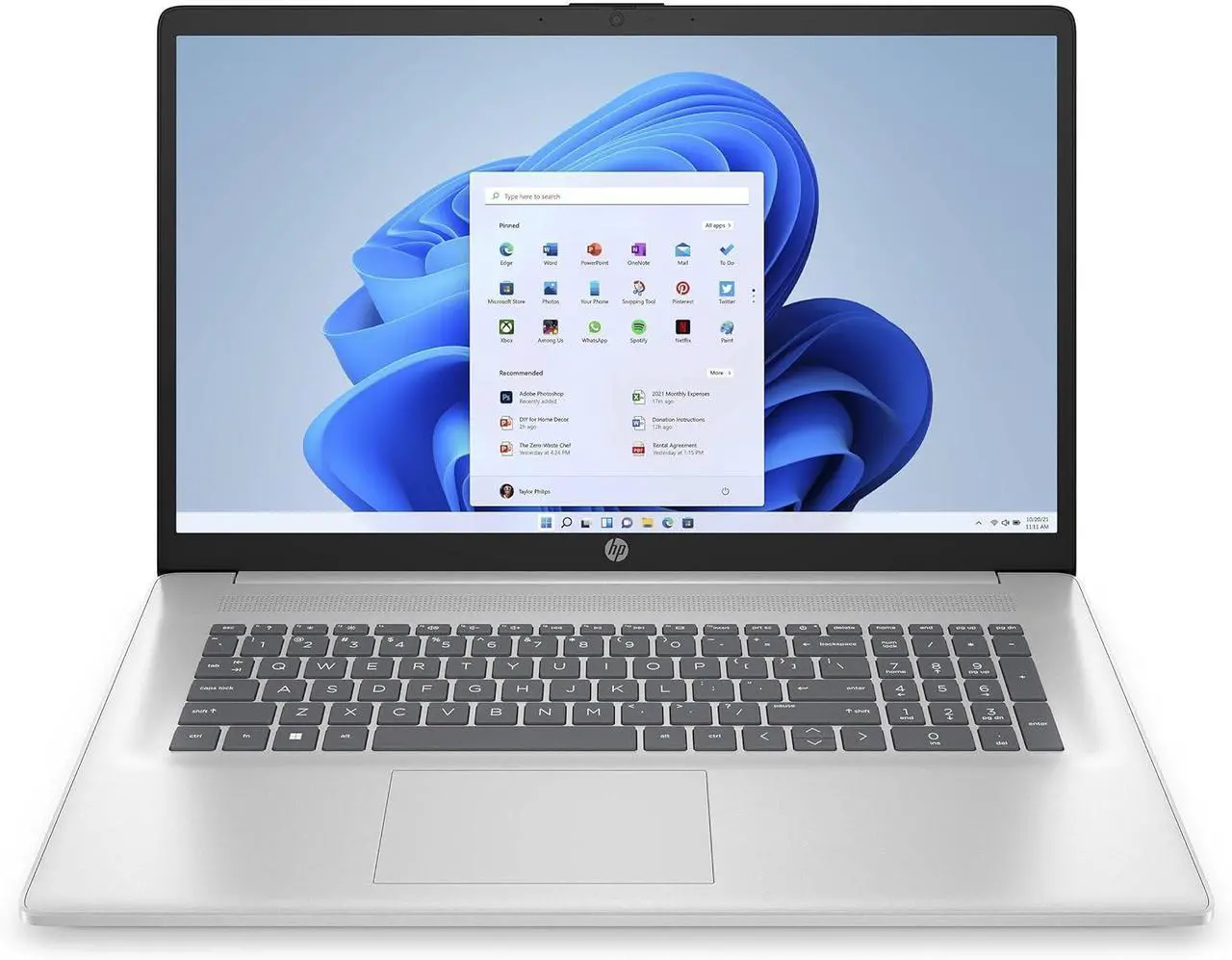 Alt view image 2 of 6 - HP 17 Business Laptop, 17.3" HD+ Touchscreen, Intel Core 7 150U 10-Core Processor, Intel Graphics, 16GB DDR4  512GB PCIe SSD, Backlit Keyboard, Wi-Fi 6, Bluetooth 5.3, Windows 11 Pro