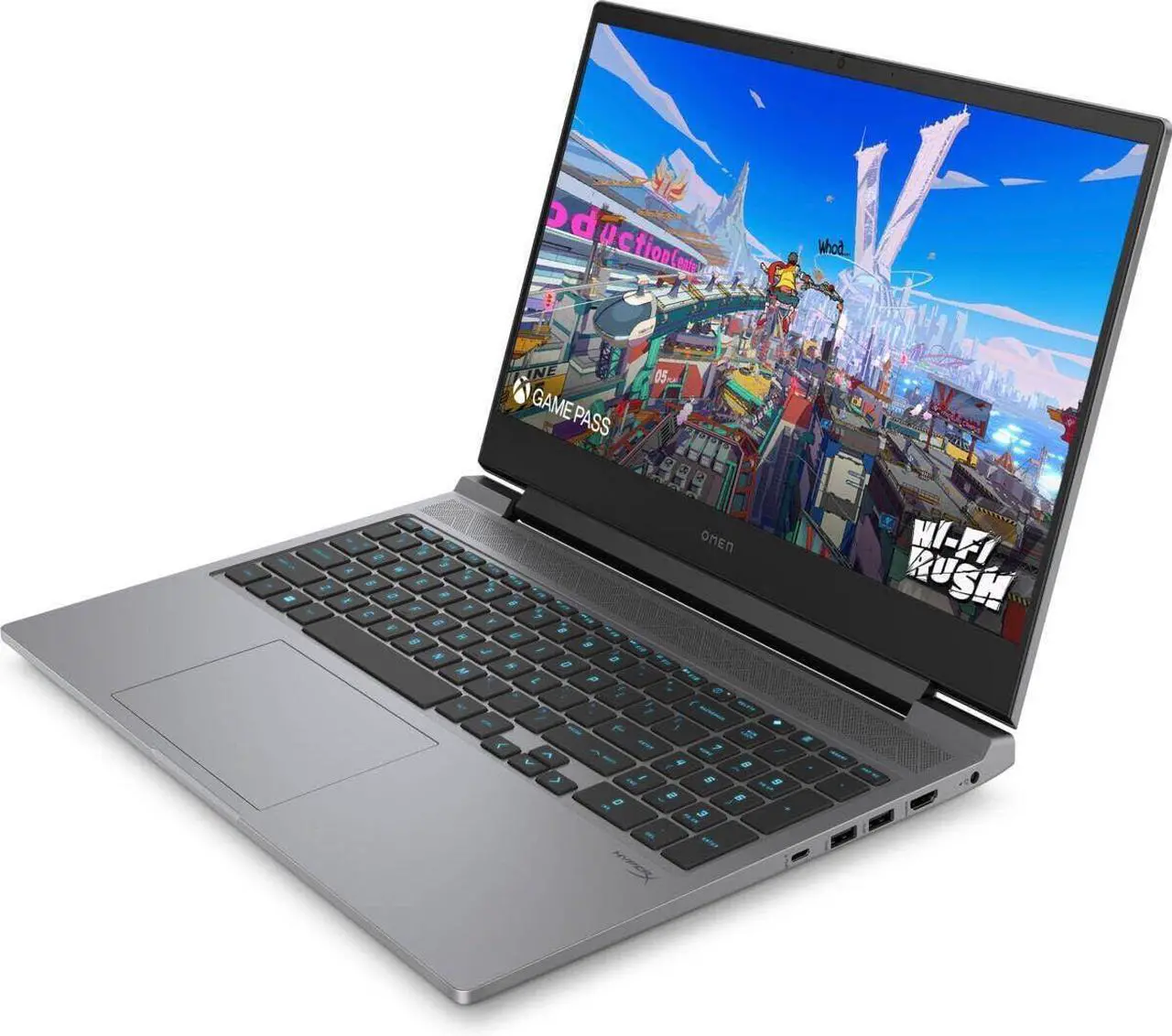 Alt view image 4 of 6 - HP Omen 16 Gaming Laptop, 16.1" FHD 144Hz, Intel Core i7-14650HX 16-core Processor, Nvidia GeForce RTX 4060 8GB Graphic, 16GB DDR5  1TB PCIe SSD, RGB Backlit Thunderbolt, Windows 11