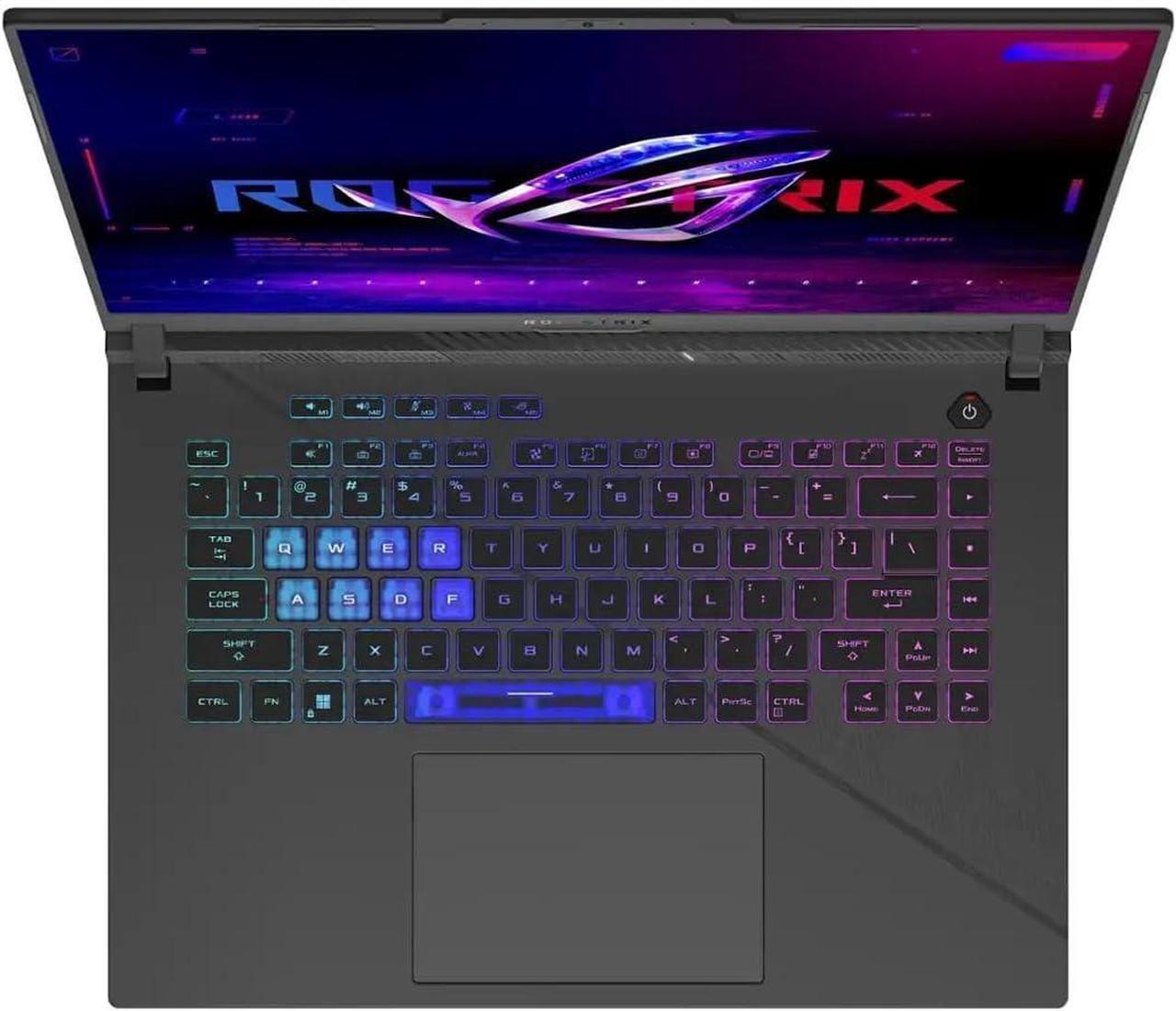 Alt view image 3 of 6 - ASUS ROG Strix G16 Gaming Laptop, 16" WUXGA (1920x1200) 165Hz, Intel 24-core i9-14900HX Processor, NVIDIA GeForce RTX 4070 8GB Graphic, 16GB DDR5  2TB PCIe SSD, 4-Zone RGB Backlit, Windows 11