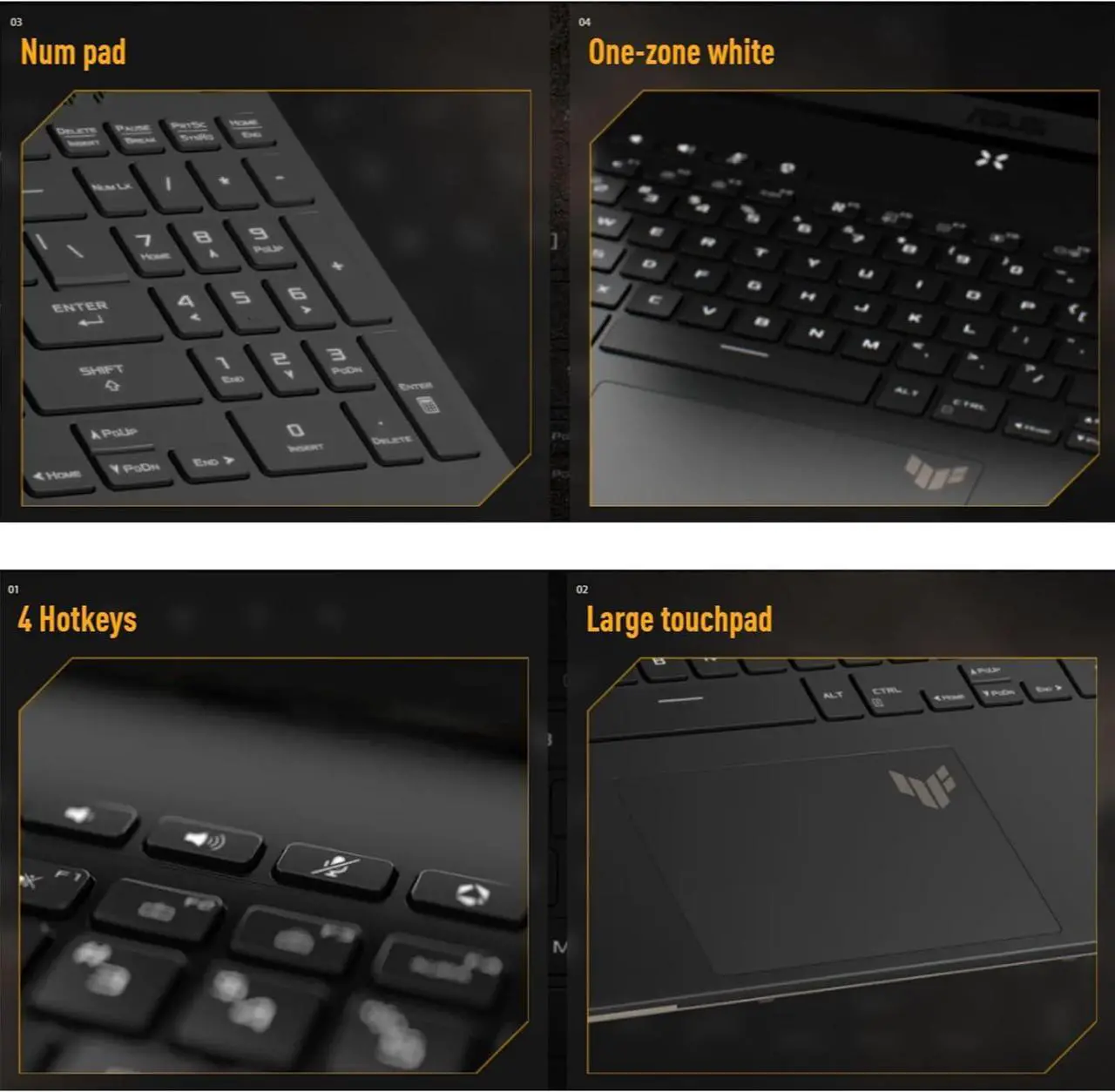 Alt view image 6 of 6 - ASUS TUF A16 Gaming Laptop, 16" FHD+ (1920x1200) 165Hz Display, AMD Ryzen 7 7735HS 8 Cores Processor, AMD Radeon RX7600S Graphics, 64GB DDR5  4TB PCIe SSD, Backlit Keyboard, Windows 11 Pro