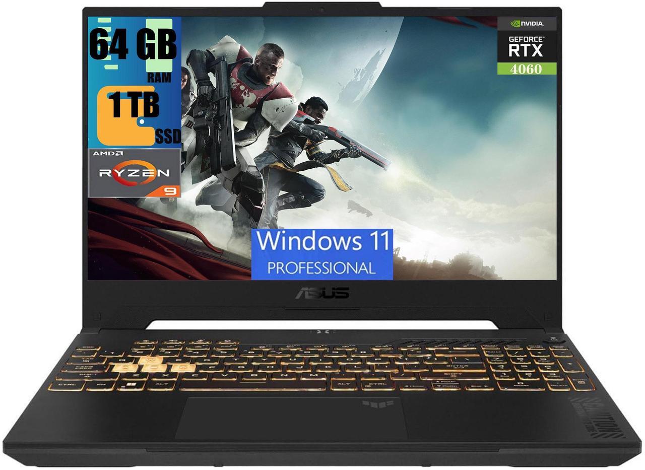 Main image of ASUS TUF A16 Gaming Laptop, 16" FHD+(1920x1200) 165Hz, AMD Ryzen 9 7940HX 16 Cores processor, NVIDlA GeForce RTX 4060 8GB GDDR6, 64GB DDR5  1TB PCIe SSD, Bluetooth 5.3, Wi-Fi 6, RJ45, Windows 11 Pro