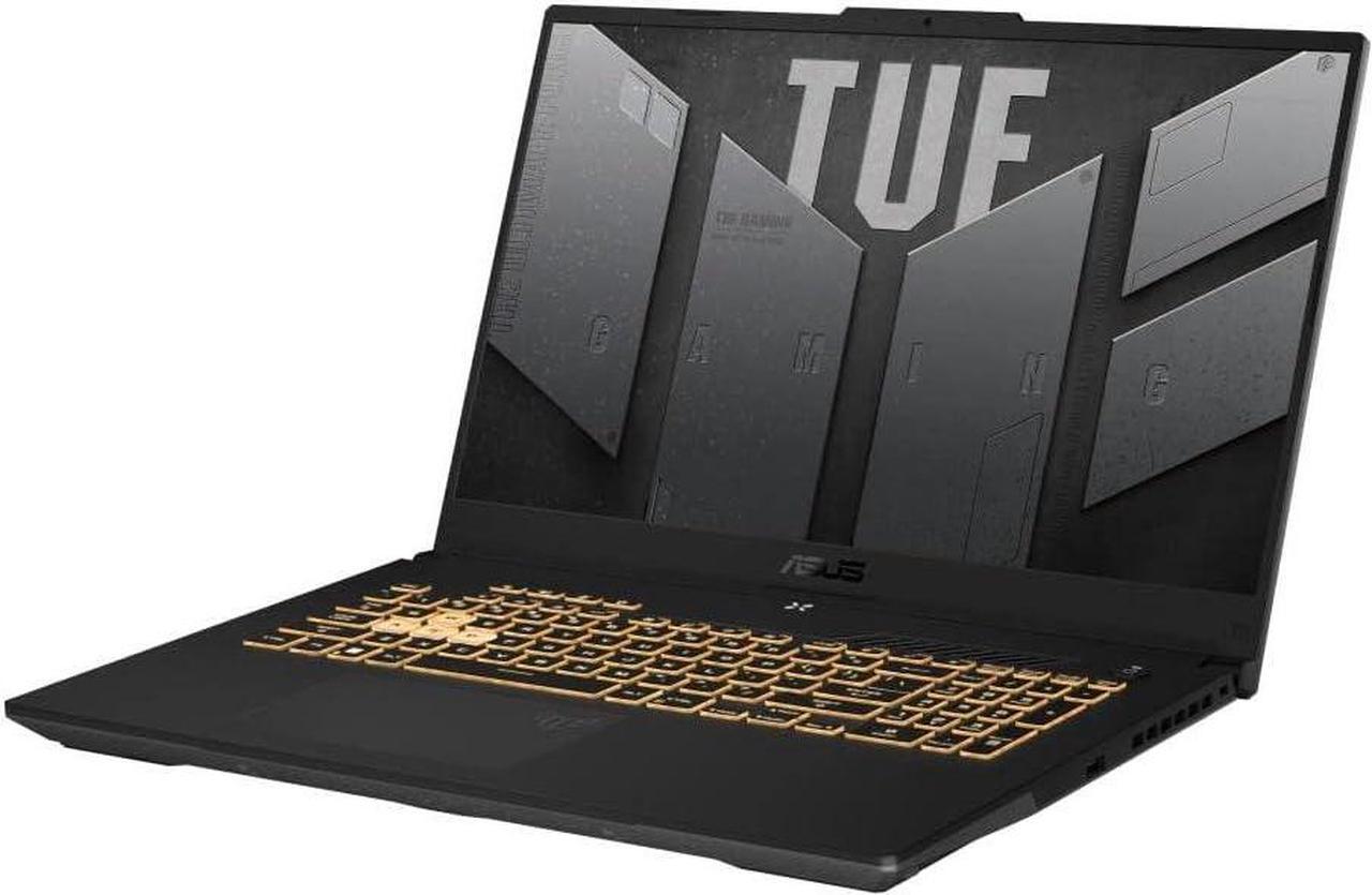 Alt view image 3 of 6 - ASUS TUF Gaming A17 Gaming Laptop, 17.3" FHD 144Hz Display, AMD Ryzen 7 7735HS 8 Cores processor, NVIDIA GeForce RTX 4060 8GB GDDR6, 64GB DDR5  512GB PCIe SSD, Wi-Fi 6 Bluetooth 5.2, Windows 10 Pro