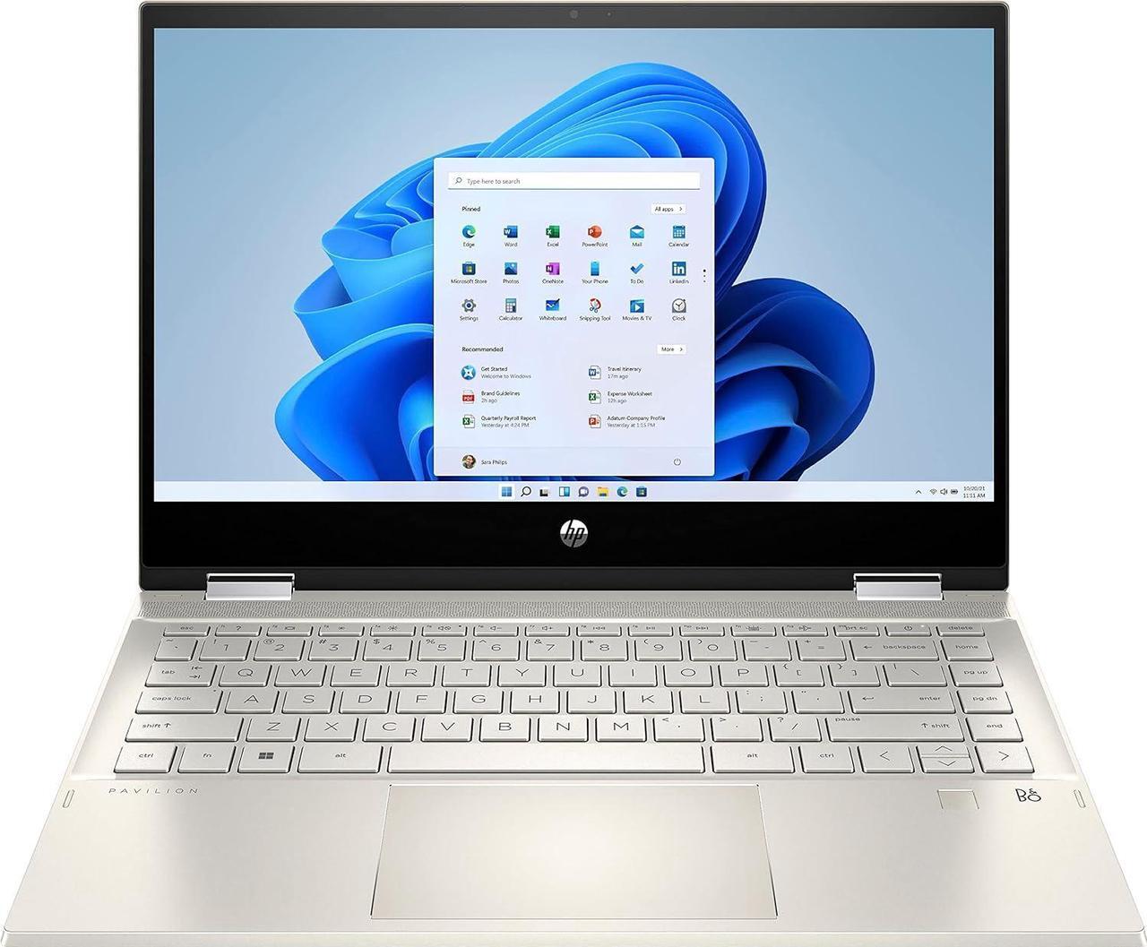 Alt view image 4 of 7 - HP Pavilion x360 14 2-in-1 Convertible Laptop, 14" FHD Touchscreen, Intel Core i5-1135G7 4 cores Processor, Intel Iris Xe Graphics, 32GB DDR4  2TB PCIe SSD, Fingerprint, Windows 11 Pro