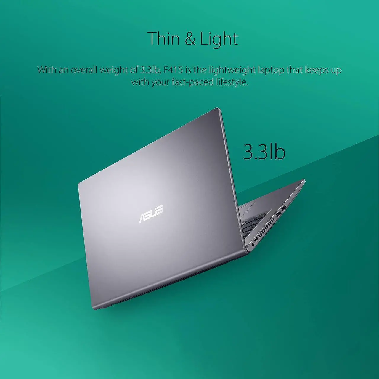 Alt view image 6 of 7 - ASUS VivoBook 14 Slim Laptop, 14" FHD Display (1920 x 1080), Intel Core i3-1115G4 (Beats i7-8550U), Intel UHD graphics, 20GB DDR4  2TB PCIe SSD, Backlitkeyboard, Fingerprint Reader, Windows 11