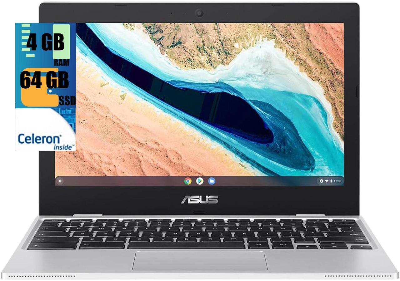 Main image of ASUS Chromebook CX1 Laptop, 11.6" HD Display, Intel Celeron N4020 2 cores Processor, Intel UHD Graphics, 64GB eMMC, 4GB RAM, Wi-Fi 5 + Bluetooth 5.1, Chrome OS