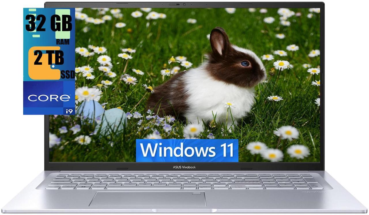 Main image of ASUS Vivobook 17X Laptop, 17.3" FHD (1920 x 1080) Display, Intel Core i9-13900H 14 cores Processor, Intel Iris Xe graphics, 32GB DDR4  2TB PCIe SSD, Wi-Fi 6E + Bluetooth 5.3, Windows 11