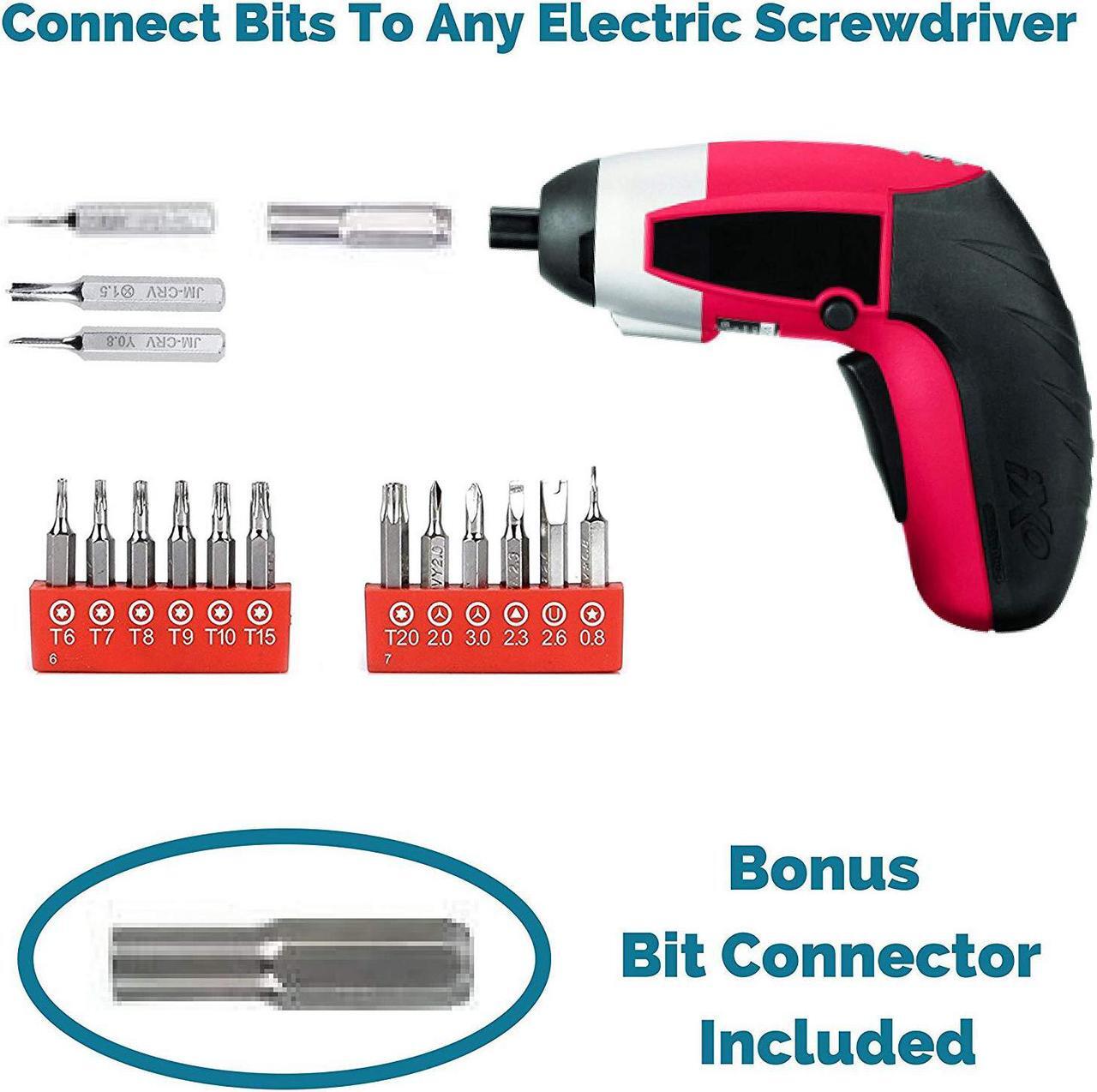 Alt view image 6 of 8 - WIREHARD 62 in 1 Precision Screwdriver Set Repair Tool Kit - Magnetic Steel Specialty Bits for All iPhone and Smartphone Models, MacBook, Desktop Laptop Computer, Xbox, PlayStation, Electronics, Toys - OEM