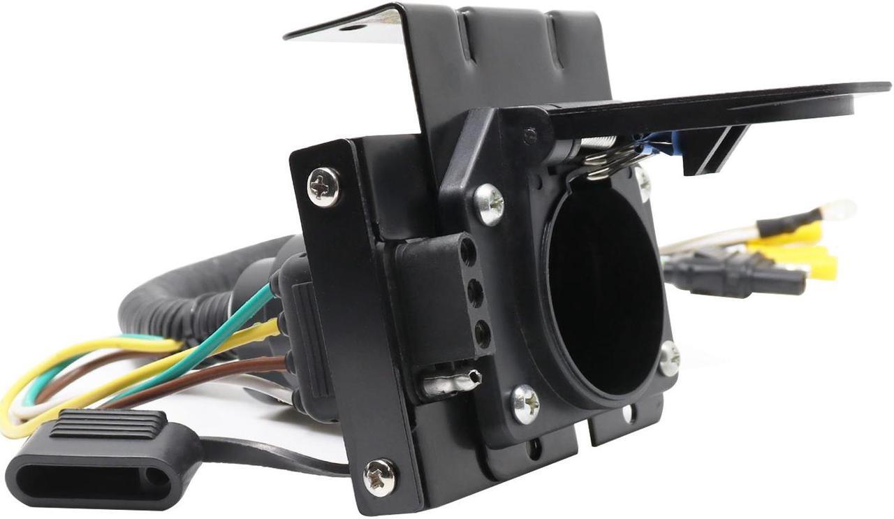 Main image of CARROFIX Multi-Tow 4-Way to 7-Way RV Blade and 4-Way Flat Female Trailer Towing Connector