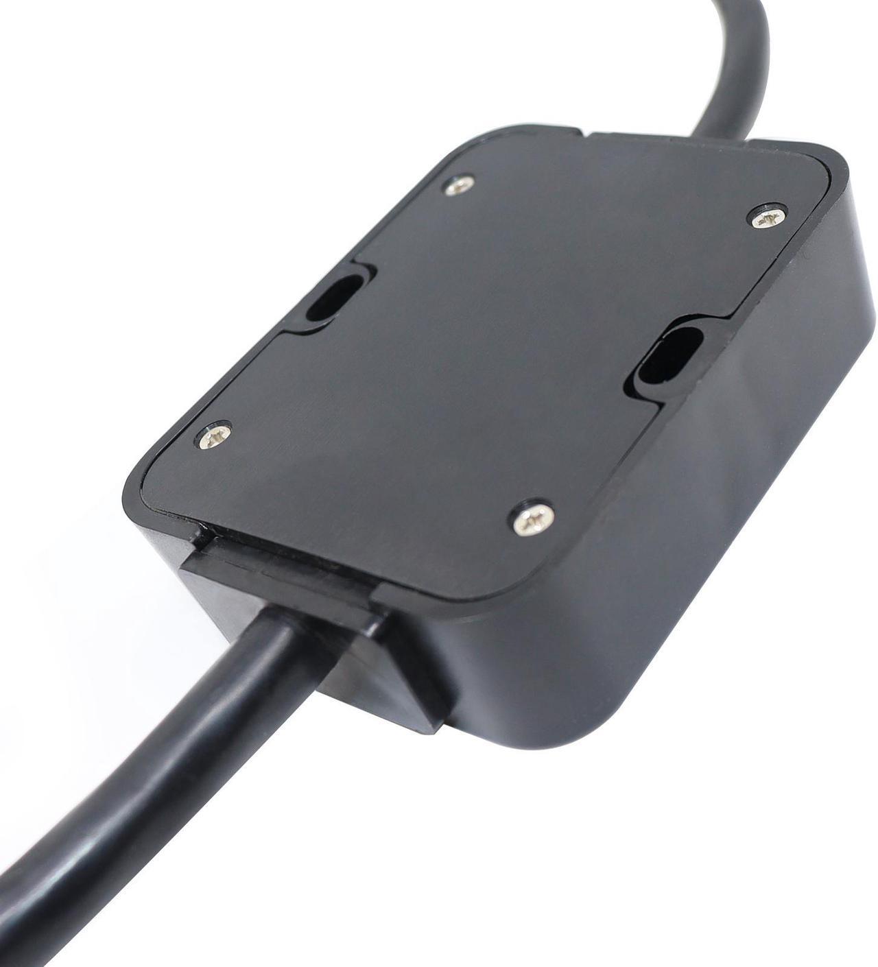 Alt view image 5 of 5 - CARROFIX Trailer Light Converter European Round 7-Pin Connector to US 4-Way Flat Pin Plug