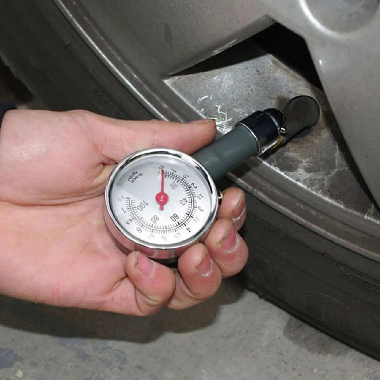 Alt view image 7 of 7 - CARROFIX Car Tire Pressure Gauge (0-100 PSI)High-precision Meter Dial Tire Gauge