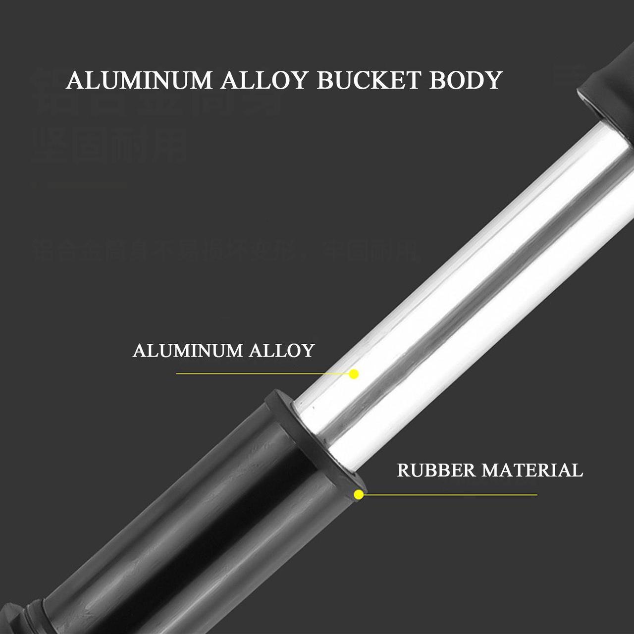 Alt view image 5 of 7 - Carrofix Mini Bike Pump Portable 100 PSI with Fixed Rack Is Suitable for Presta and Schrader Valves