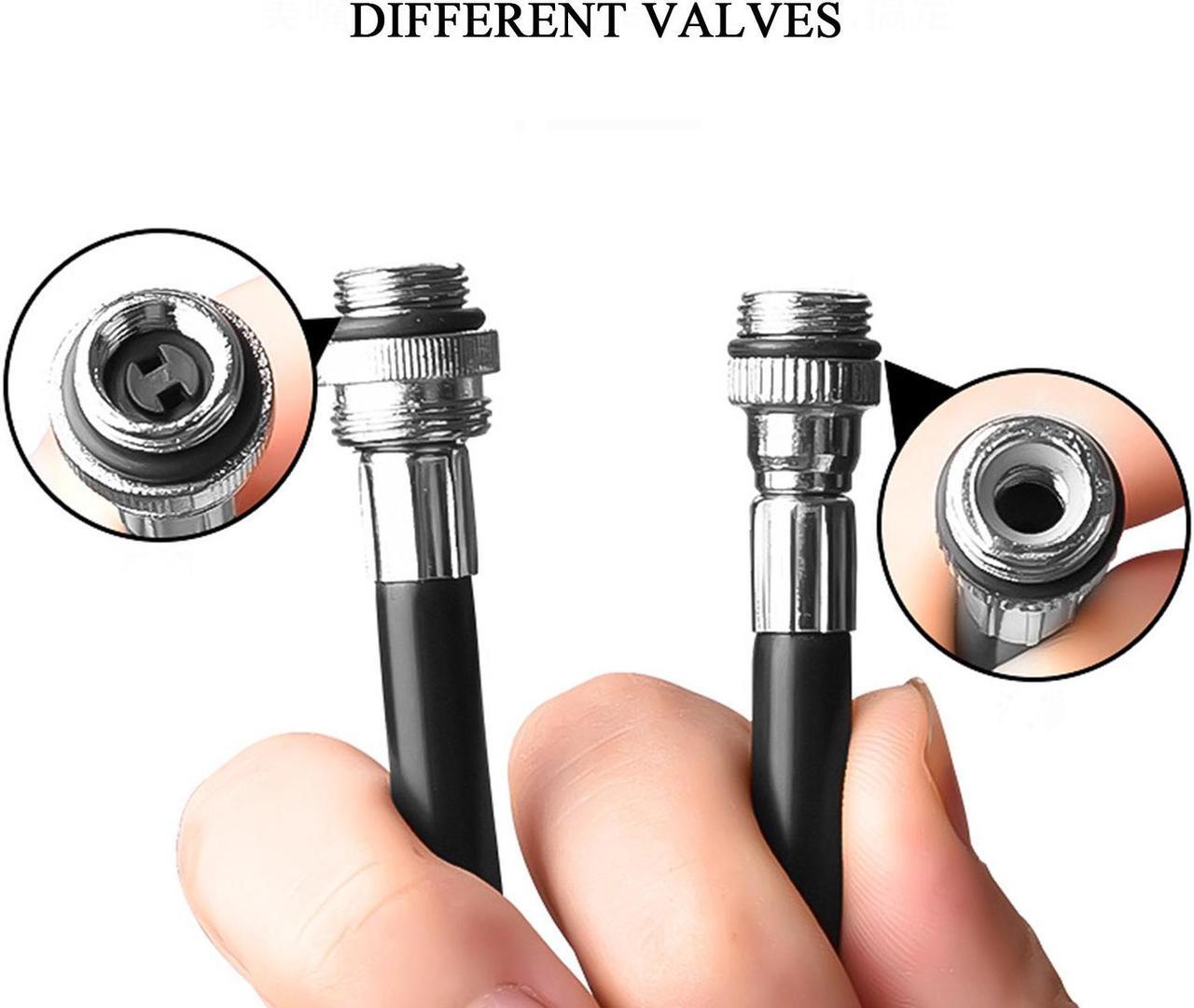 Alt view image 3 of 7 - Carrofix Mini Bike Pump Portable 100 PSI with Fixed Rack Is Suitable for Presta and Schrader Valves