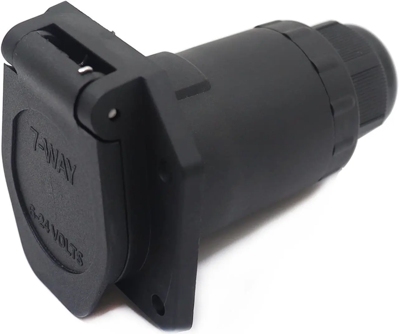 Main image of CARROFIX RV Blade 7-Way Replacement Trailer Socket - Vehicle End 7-Pin Trailer Light Connector Adapter
